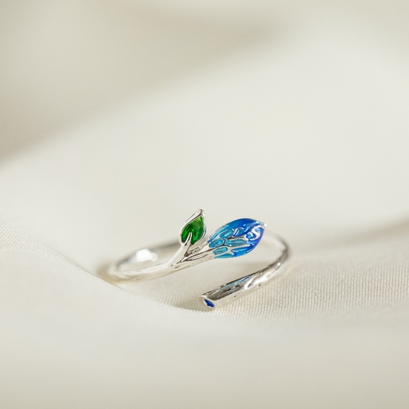 Bohemian Floral Ring (S925) - Picture 4 of 7